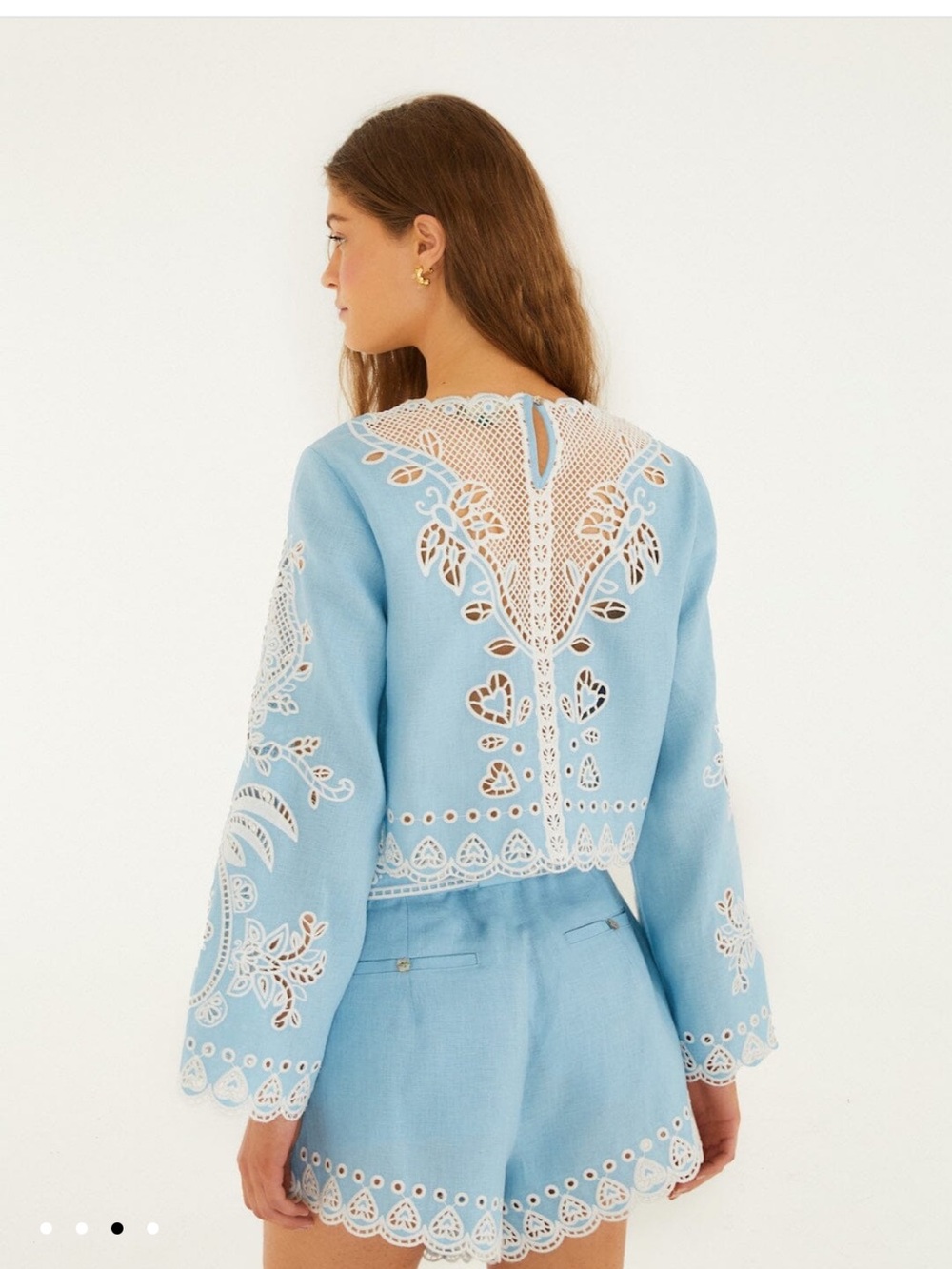 FARM Rio Light Blue
Romantic Richelieu
Blouse - Picture 4 of 8